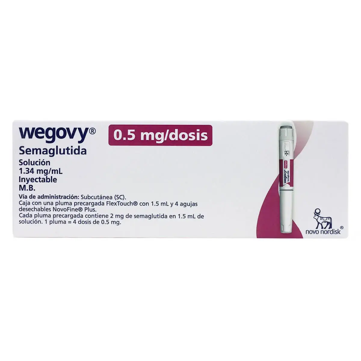Wegovy semaglutida original para pérdida de peso en Perú