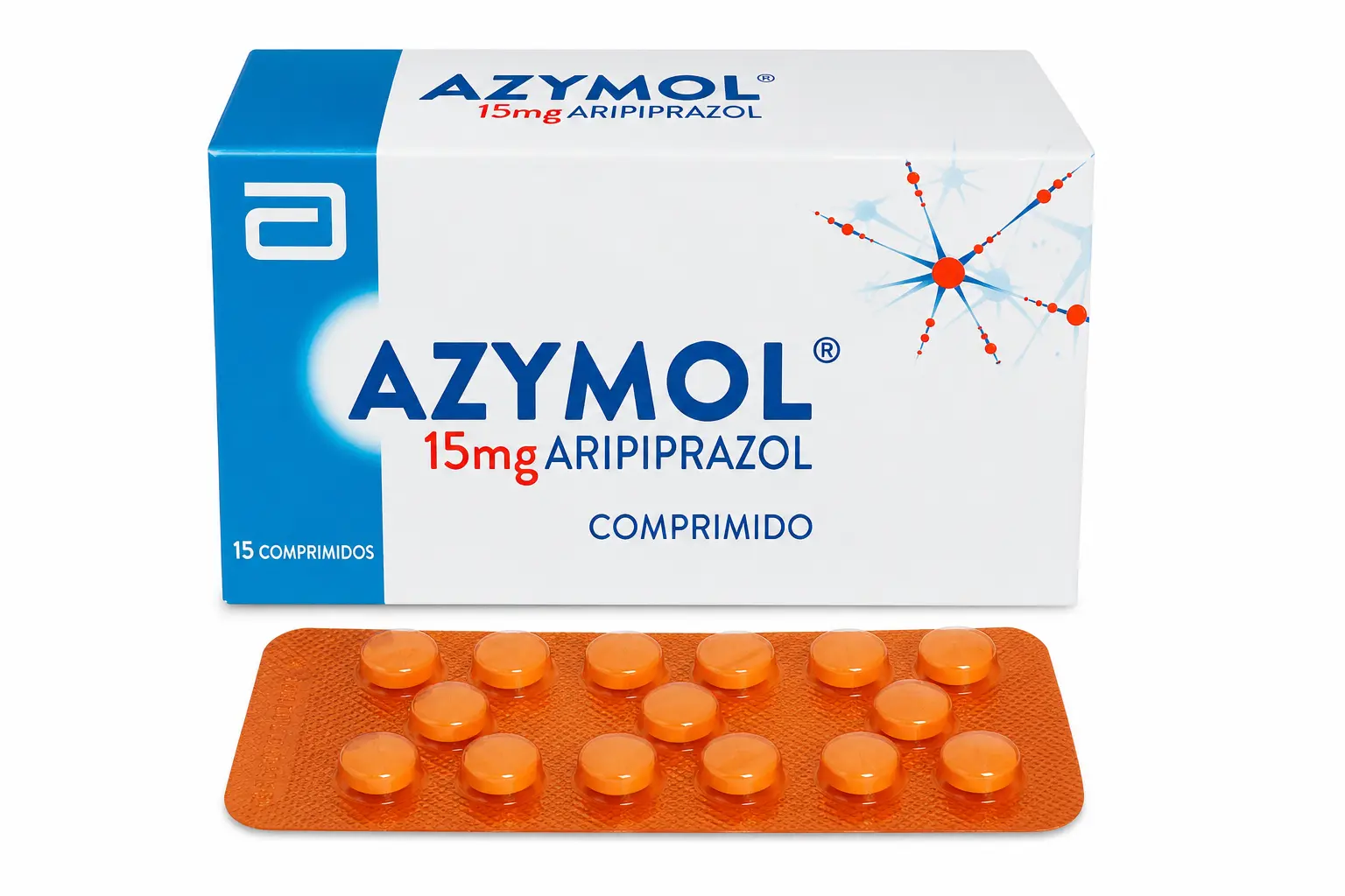 Azymol 15 mg Aripiprazol comprimidos en Perú | Neurofármacos Perú