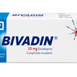 Bivadin 20 mg Comprimidos Recubiertos: Escitalopram en Perú