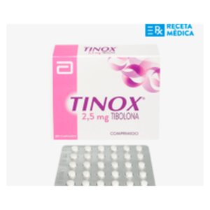 Tinox 2.5mg x 30 Comprimidos - Tibolona en Perú