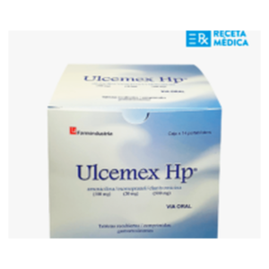 Ulcemex HP Caja x 14 Sobres - Tratamiento Helicobacter pylori en Perú