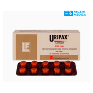 Uripax 200mg x 20 Tabletas - Nitrofurantoína en Perú