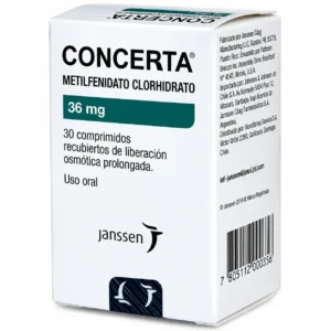 Concerta 36 mg – Caja x 30 Tabletas de Liberación Prolongada | Venta con Receta